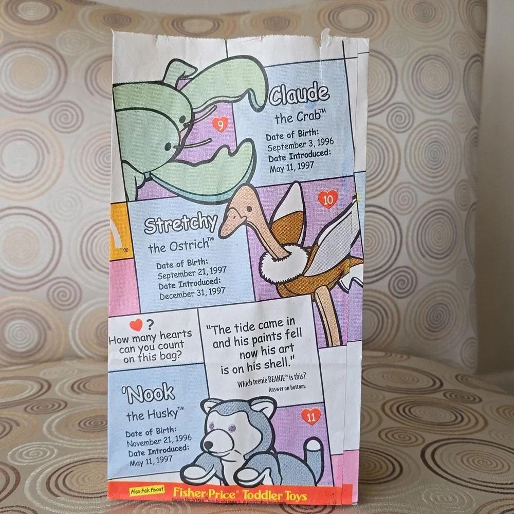 1999 McDonalds Happy Meal❤TY Teenie Beanie Babies☆Full Set New Unopened Packages - Picture 12 of 14